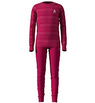Odlo Warm - set intimo - bambino, Dark Pink