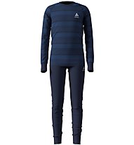 Odlo Warm - set intimo - bambino, Dark Blue