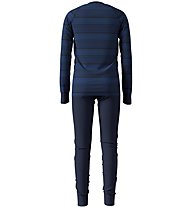 Odlo Warm - set intimo - bambino, Dark Blue