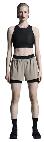 On 3" Performance 2/1 W - kurze Laufhosen - Damen, Gr. M