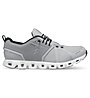 On Cloud 5 Waterproof - Natural Running Schuhe - Damen, Grey/White