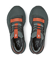 On Cloudnova - Sneaker - Damen, Dark Green/Orange