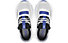 On Cloudnova - Sneaker - Damen, White/Blue