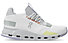 On Cloudnova - Sneaker - Damen, White/Grey/Yellow