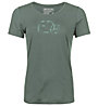Ortovox Cool Tec W - T-Shirt - Damen, Green