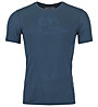 Ortovox Cool Tec Mtn Logo M - T-Shirt - Herren, Blue