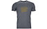 Ortovox 150 Cool Radio Ts - T-shirt - uomo, Dark Grey/Yellow