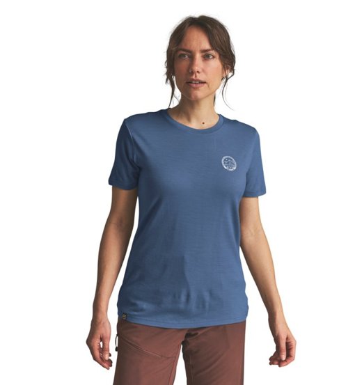 Ortovox 185 Merino Mtn Badge Ts, blue