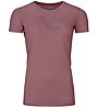 Ortovox 185 Merino Tangram Logo Ts W - maglietta tecnica - donna, Pink