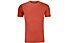 Ortovox 185 Rock'n Wool - maglietta tecnica - uomo, Orange