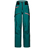 Ortovox 3L Deep Shell Pants - pantaloni scialpinismo - donna, Green