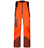 Ortovox 3L Guardian Shell - pantaloni freeride - uomo, Orange