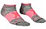 Ortovox Alpinist Low W - calzini corti trekking - donna, Grey/Pink