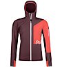 Ortovox Berrino Hooded - giacca softshell - donna, Dark Red/Red