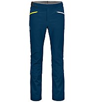 Ortovox Col Becchei - pantaloni scialpinismo - uomo, Blue/Yellow