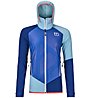 Ortovox Col Becchei W - giacca scialpinismo - donna, Blue/Light Blue/Red