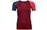 Ortovox Comp Light 120 - maglietta tecnica - donna, Dark Red/Blue/Red