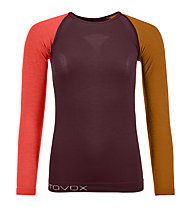 Ortovox Comp Light 120 - maglietta tecnica a maniche lunghe - donna, Red/Orange