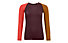 Ortovox Comp Light 120 - maglietta tecnica a maniche lunghe - donna, Red/Orange