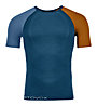 Ortovox Comp Light 120 - Funktionsshirt - Herren, Blue/Orange