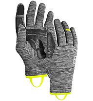 Ortovox Fleece Light M - guanti scialpinismo - uomo, Grey/Yellow