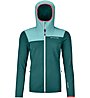 Ortovox Fleece Plus - felpa in pile - donna, Green/Red