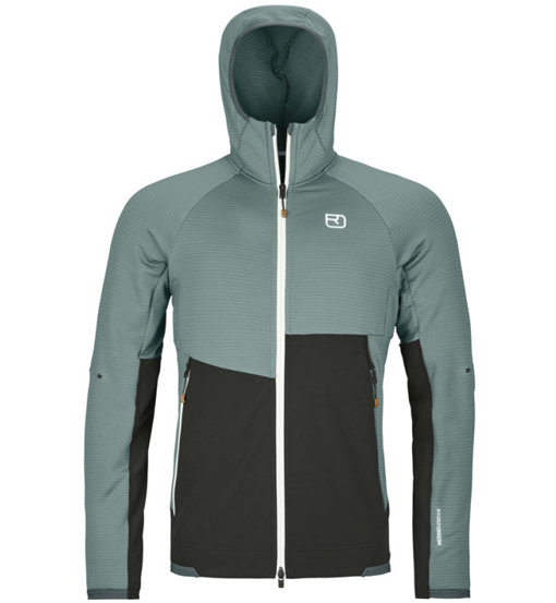 Ortovox Fleece Rib Hoody M - felpa in pile - uomo. Taglia L