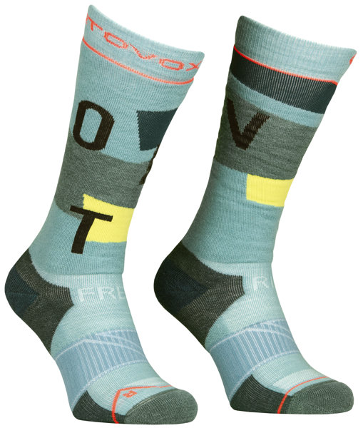 Ortovox Freeride Long - lange Freeride Socken - Damen, Gr. 39/41