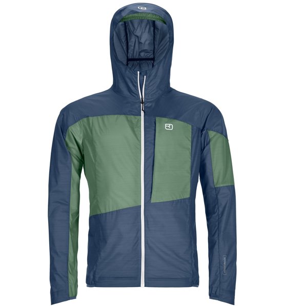 Ortovox Merino Protect Windbreaker Wind And Rain Jacket With Hood Men Sportler Com