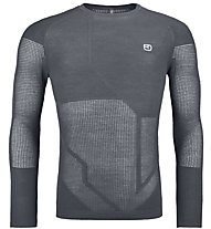 Ortovox Merino Thermovent - maglietta tecnica a maniche lunghe - uomo, Grey