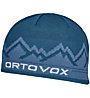 Ortovox Peak - berretto, Blue/Light Blue/White
