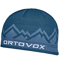 Ortovox Peak - Mütze, Blue/Light Blue/White