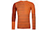 Ortovox Rock'n Wool M - Funktionsshirt Langarm - Herren, Orange