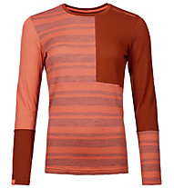 Ortovox Rock'n Wool W - maglietta tecnica a manica lunga - donna, Orange