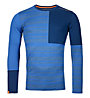 Ortovox Rock'n Wool M - maglietta tecnica a maniche lunghe - uomo, Blue