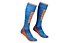 Ortovox Ski Compression M - calze da sci - uomo, Blue/Orange