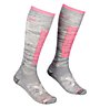 Ortovox Ski Compression W - calze da sci - donna, Grey/Pink