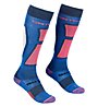 Ortovox Ski Rock N Wool W - calze da sci - donna, Dark Blue