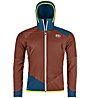 Ortovox SW Col Becchei Hybrid M - giacca ibrida - uomo, Dark Red/Blue/Yellow
