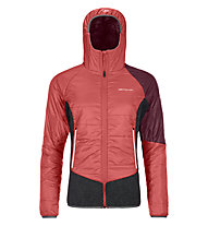 Ortovox Swisswool Piz Zupo - giacca con cappuccio - donna, Red