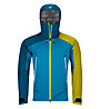 Ortovox Westalpen 3L Light - giacca hardshell - uomo, Light Blue/Blue/Green