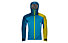 Ortovox Westalpen 3L Light - giacca hardshell - uomo, Light Blue/Blue/Green