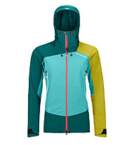 Ortovox Westalpen Softshell - giacca softshell - donna, Light Blue/Green