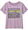 Patagonia Baby Regenerative Organic Certified Cotton Fitz Roy Skies - T-Shirt - Kinder, Violet