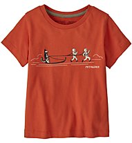 Patagonia Baby Regenerative Organic Certified™ Cotton Graphic - T-shirt - bambino, Red