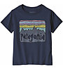 Patagonia Fitz Roy Skies Organic Cotton - T-Shirt - Kinder, Blue
