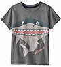 Patagonia Graphic Organic Cotton - T-shirt - bambino, Grey