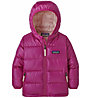 Patagonia Hi-Loft Down Sweater Hoody - giacca in piuma - bambino, Pink/Light Pink