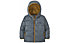 Patagonia Hi-Loft Down Sweater Hoody - giacca in piuma - bambino, Grey/Dark Yellow