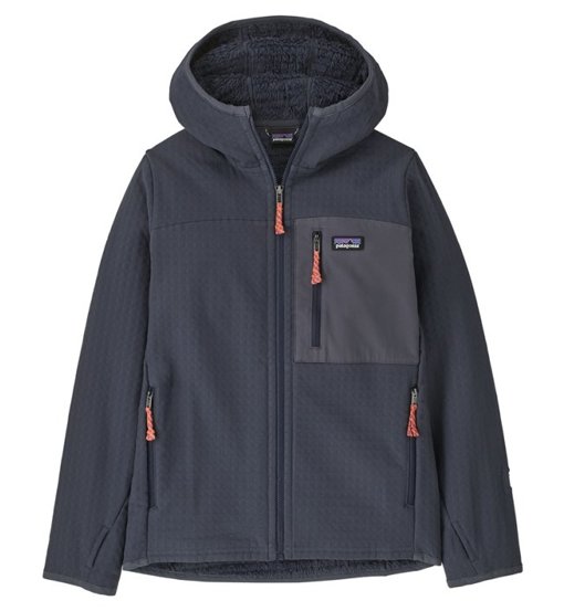 Patagonia Ks R2 TechFace Hoody: Giacca Softshell Bambino